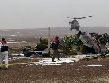 Τουρκία: Νεκροί και οι 12 επιβαίνοντες του ελικοπτέρου που συνετρίβη σήμερα